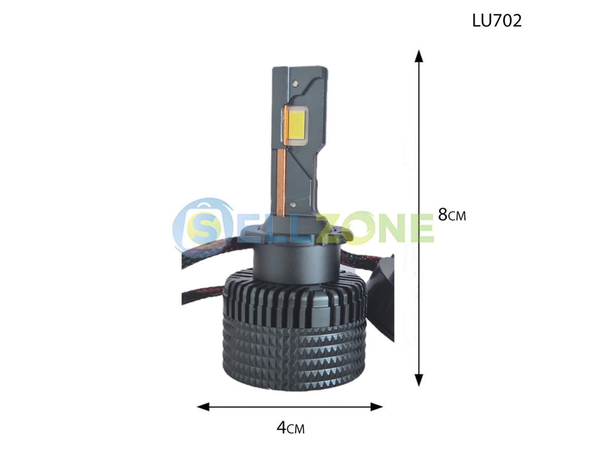LED крушки D2S / D2R за директна смяна на OEM ксенон – 6000K, Plug and Play – LU702 - Изображение 2 - Sellzone.bg LED крушки D2S / D2R за директна смяна на OEM ксенон – 6000K, Plug and Play – LU702 - Изображение 2